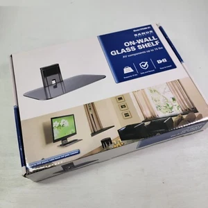 Sanus Hartglas On-Wall AV Regal für Streaming Geräte, Spielekonsolen OVP - Bild 1 von 6