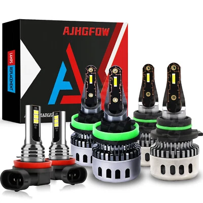 For Subaru XV Crosstrek 2015-2020  LED Headlight High Low + Fog Light Bulbs - Image 1 of 4