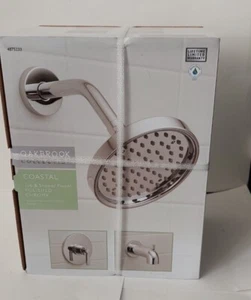 OakBrook Coastal 1-Handle Chrome Tub and Shower Faucet - Picture 1 of 2