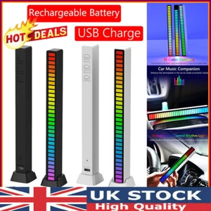 Wireless Sound Activated 32LED RGB Light Bar UK STOCQ - Picture 1 of 24