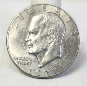 1977-D USA Eisenhower Dollar Münze - Bild 1 von 2