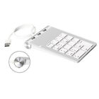 Portable USB Wired Keypad for Laptop - Slim Pad with Bonus Functions