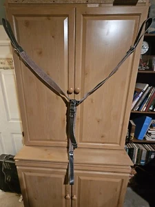 Horse Tack - Collare al seno western in pelle - Foto 1 di 9
