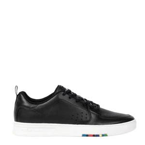 PAUL SMITH 🦓 BLACK LEATHER COSMO RARE TRAINERS NEW UK9 EU42 US10 RRP £195 - Picture 1 of 5