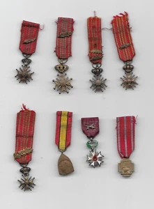 MINI MEDALS - LOT #2 - 8 MINI MEDALS - Picture 1 of 2