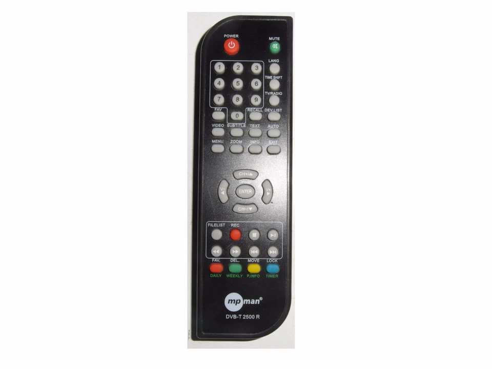 DVB-T 2500 R vers. 1 Mpman Telecomando Originale Remote Controller - Immagine 1 di 1
