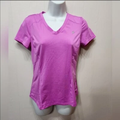 Camisa Deportiva Fila Pequeña Rosa Manga Corta Entrenamiento Atlético Ligera C199 Foto 1 de 4