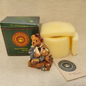 Nuevo de lote antiguo Boyd's Bear Bearstone Journey's First Step Resin #2000 Lmt Ed 220366G - Imagen 1 de 10
