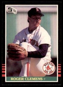 1985 Donruss Roger Clemens Rookie Boston Red Sox #273