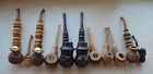 Lot of 11 Long Smoking Pipes Wooden Tobacco Pipes Handmade from Ukraine 