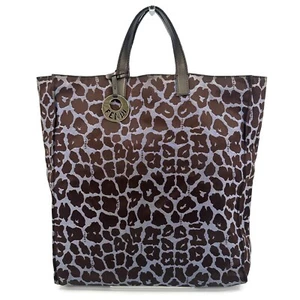 FENDI Tote bag Leopard Navy Nylon Authentic - Picture 1 of 24