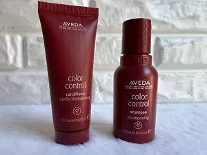 AVEDA Color Control Shampoo 1.7oz/50ml & Conditioner 1.4oz/40ml Travel Size NEW - Picture 1 of 2