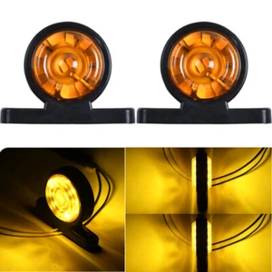 Anhängerbeleuchtung 12V/24V LED Seitenmarkierungsleuchte Baugruppen für LKW Lampe gelb - Bild 1 von 11