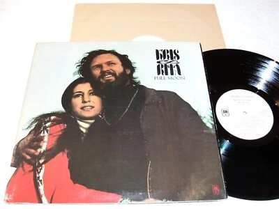 Kris Kristofferson & Rita Coolidge "Full Moon" 1973 Rock LP, Nice EX!, Orig A&M - Image 1 of 3