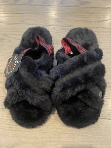 Heroes And Villains Star Wars IMPERIAL FAUX FUR SLIPPERS - Picture 1 of 4