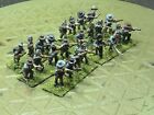 15mm Painted ACW Confederate  Dismounted Cavalry Regimen w/Command (24 Figs)
