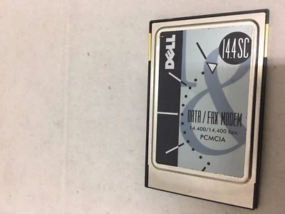 Dell 14.400/14.400 bps PCMCIA Data/Fax Modem PC Card - Imagem 1 de 2