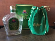 Buy Crown Royal Apple Canadian Whiskey Empty Bottle Bag Box 750 Ml Recycle Online In Turkey 114726680598