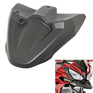 Black Front Fender Beak Cone Extension Cowl For YAMAHA Tracer 700 GT 2016-2021 - Picture 1 of 7