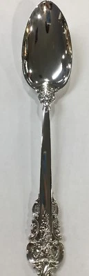 CUCHARA WALLACE GRANDE BARROCA TSP OVALADA 6 1/8 PULGADAS EXCELENTE ESTADO  Foto 1 de 4