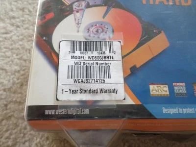 Western Digital Caviar 80GB Internal 7200RPM 3.5" (WD800JBRTL) HDD - Image 1 of 4