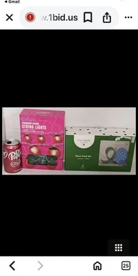 Juego de tarjetas Kate Spade New York X Target Place diseño fresa 20 piezas Foto 1 de 3