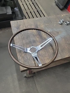 1967 68 Wood Steering Wheel Corvette Camaro Chevelle Nova 442 original No Cracks - Bild 1 von 24