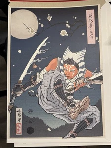 Star Wars Celebration Japan 2025 Ahsoka Tano Badge Art Poster - Picture 1 of 4