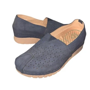 Breath Walker Massage Druckpunkt Schuhe Navy Wildleder US 9 Plantarfasziitis - Bild 1 von 7
