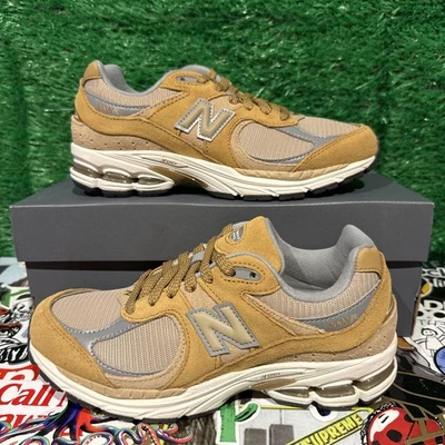 Hombre Talla 5/6.5W New Balance 2002R Great Plains Incienso U2002RCE Marrón Tostado Nuevo Foto 1 de 4