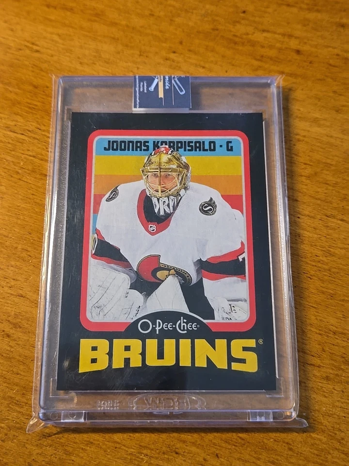 2024-25 O-Pee-Chee Retro Black Boarder Joonas Korpisalo /100 #70 - Image 1 of 2