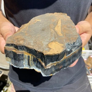 2.6LB BLUE Tiger's-eye Rock Crystal Healing Rough Mineral Specimen healing - Picture 1 of 12