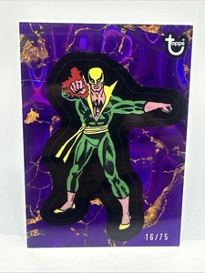Cómic Topps Marvel Heroes #12 1975 Iron Fist púrpura/75 2025 - Imagen 1 de 2