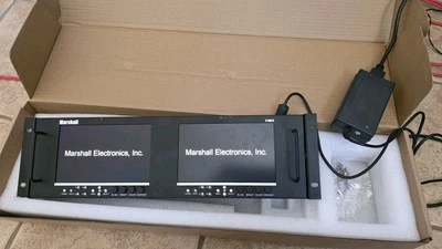 Marshall V-MD72 High Res LCD Rack Monitor With 2 Mod SDI Input And Output  - Image 1 of 4