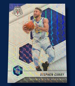 Panini Mosaic Stephen Curry 2020 mosaico blanco/25 #175 ultra raro SSP - Imagen 1 de 8
