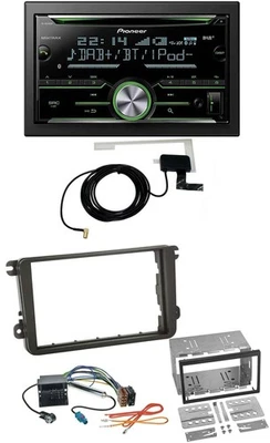 Pioneer CD USB MP3 Bluetooth 2DIN DAB Autoradio für VW Caddy Golf 5 6 Jetta ab 2 - Bild 1 von 4