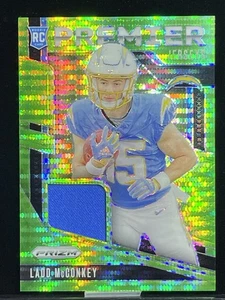 2024 Prizm #PJ-LMY Ladd McConkey Neon Green Pulsar Premier Jerseys RC - Picture 1 of 4