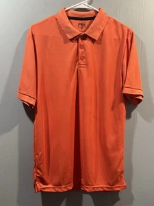 Herren Real Essentials Poloshirt Größe M Kurzarm Orange - Bild 1 von 3