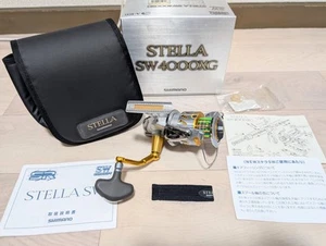 Shimano Stella SW 4000XG Spinning Reel Tube 420FP Used Japan - Picture 1 of 9