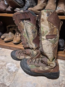 Realtree LaCrosse Snake Venom Boots 18”Lace Waterproof 425615 Mens Size 10.5 - Picture 1 of 18