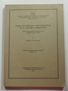 Some Sex Beliefs and Practices in a Navaho Community 1950 Bailey Navajo Indians - Picture 1 of 6