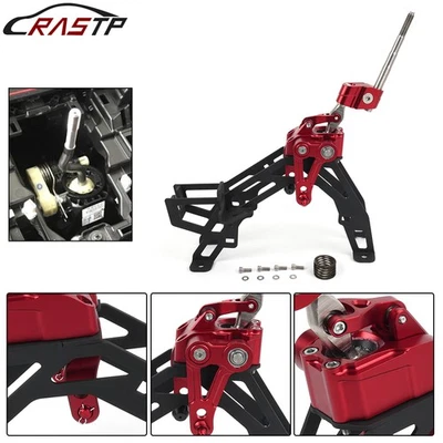 Adjustable For 2016-2021 Honda Civic Si FK8 6MT Short Shifter Assembly Dust Red - Image 1 of 4