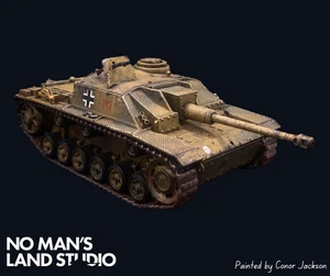 Bolt Action German Stug Painted Miniatures 28mm 1/56 WW2 Wargaming - Picture 1 of 3
