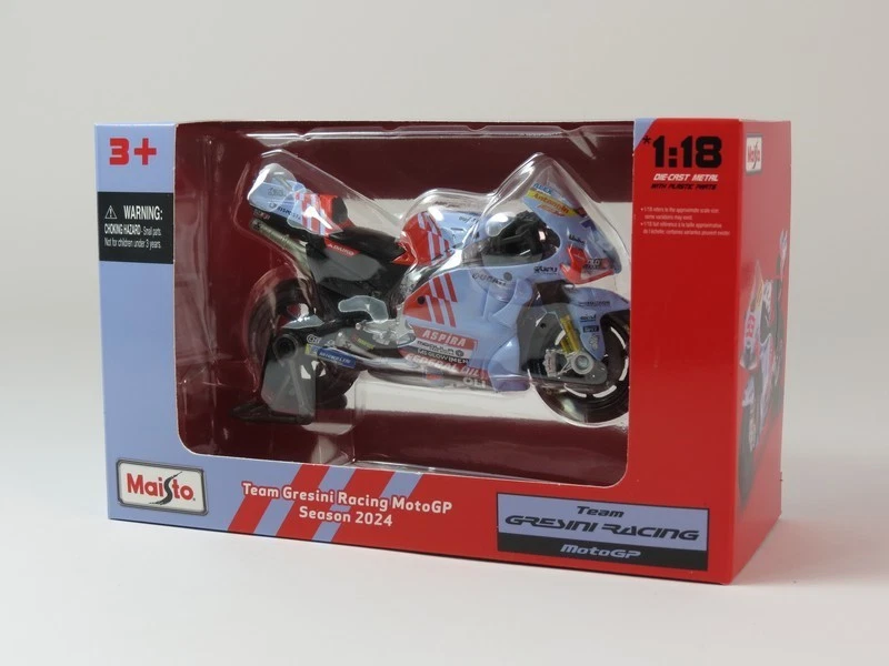 Maisto Ducati Desmosedici GP #73 Alex Marquez Gresini MotoGP 2024 1/18 36399#73 - Photo 1/3