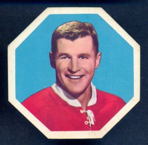 1961-62 YORK PEANUT BUTTER YELLOW BACK #30 AL Macneil EX-NM Montreal Canadiens