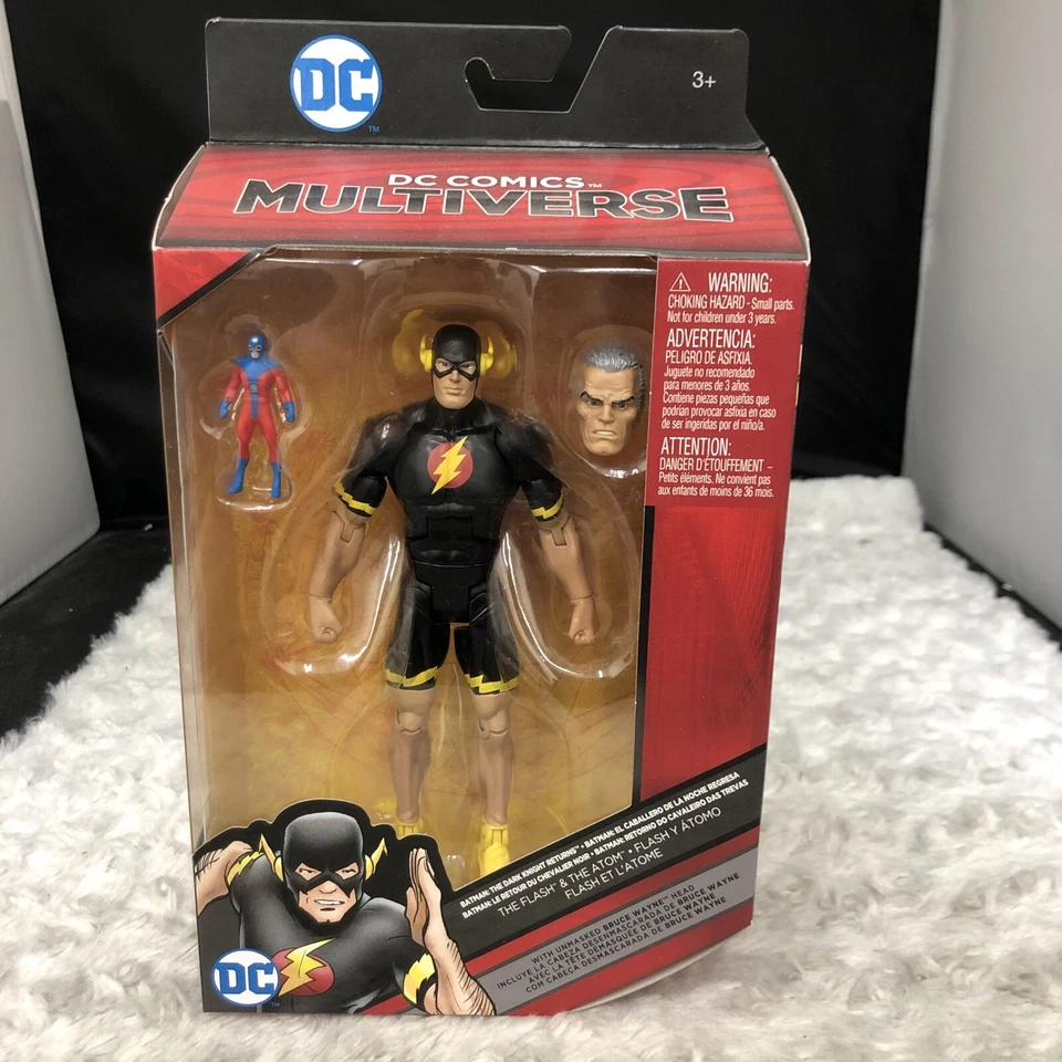 DC Comics Multiverso THE FLASH & ATOM: com Cabeça Bruce Wayne Desmascarada NOVO LACRADO - Imagem 1 de 4