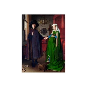 Stampa su Tela su Carta Poster o Quadro Jan Van Eyck I coniugi Arnolfini - Imagen 1 de 2
