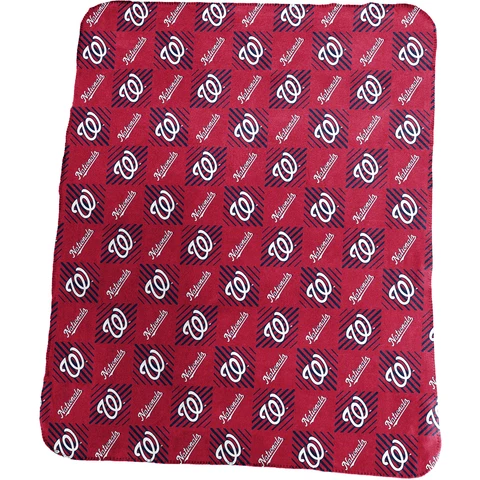 Washington Nationals 60'' x 50'' Repeat Pattern Lightweight Throw Blanket Cover