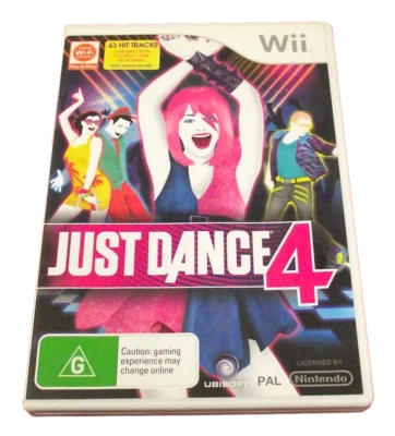 Just Dance 4 Nintendo Wii PAL *Complete* Wii U Compatible - Image 1 of 2