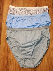 Hanes Womens Underwear Sizd 6 Pack Of 3 15763 Poly Cotton Blend - Picture 1 of 5